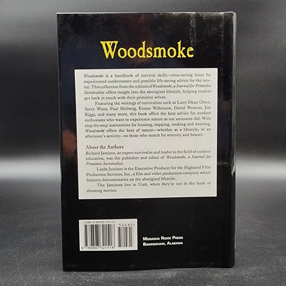Woodsmoke Collected‎ Writings on Ancient Living Skills Hardcover Book New
